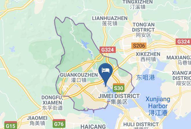 Xiamen - Howard Johnson Jimei Lake Plaza Xiamen Maps
