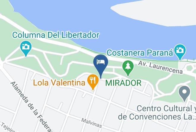 Parana - Howard Johnson Plaza Hotel Mayorazgo Maps