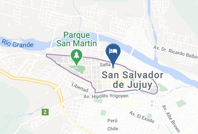 Doctor Manuel Belgrano - Howard Johnson Plaza Jujuy Maps