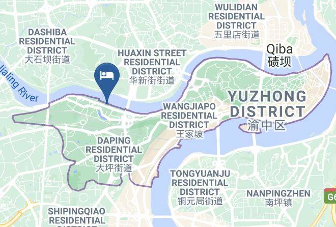Yuzhong District - Howard Johnson Xiushan Plaza Chongqing Maps