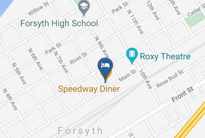 Rosebud - Howdy Hotel Maps