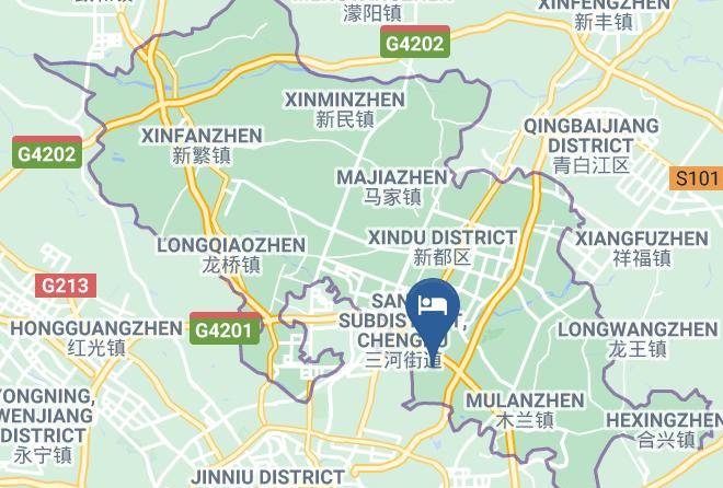 Chengdu - Howe Guest Hotel Maps