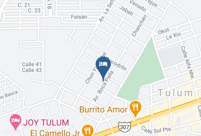 Tulum - Howlita Hotel Tulum Maps