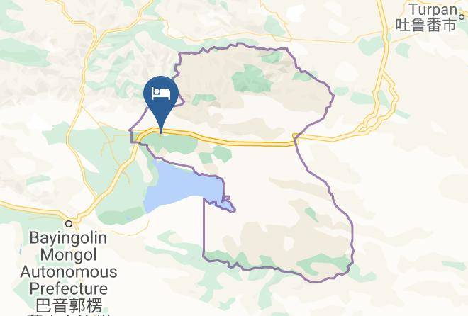 Bayinggolin Mongol Aut Prefecture - Hoxud Minghangong Hotel Maps