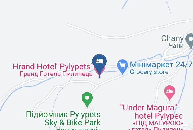 Mizhhirya Raion - Hrand Hotel Pylypets Maps