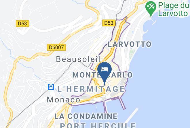 Monte Carlo - Hotel De Paris Monte Carlo Maps