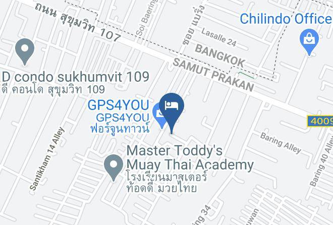 Amphoe Mueang Samut Prakan - Htl 189 Resort Sukhumvit Bts Bearing Soi 30 Maps