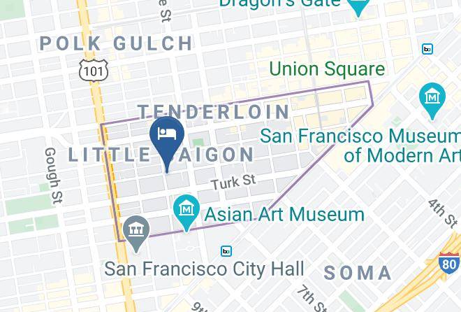 San Francisco - Htl 587 An Ascend Hotel Collection Member Maps