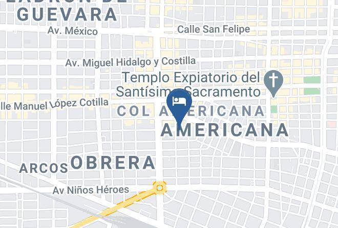 Guadalajara - Htl Chapultepec Maps