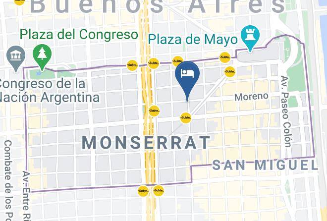 Autonomous City Of Buenos Aires - Htl City Baires Maps