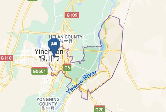 Yinchuan - Hua Cheng Hotel Maps