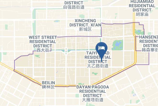 Xi An - Hua Rong International Hotel Maps
