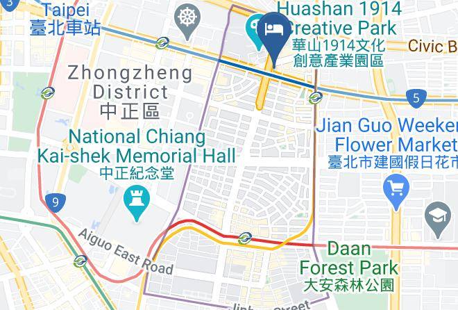 Zhongzheng District Guanghua Digital Market - Hua Shan Din By Cosmos Creation Maps