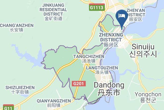 Dandong - Hua Shi Pai Business Hotel Maps