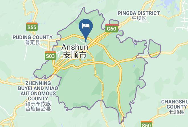 Anshun - Huabo Resort Hotel Maps