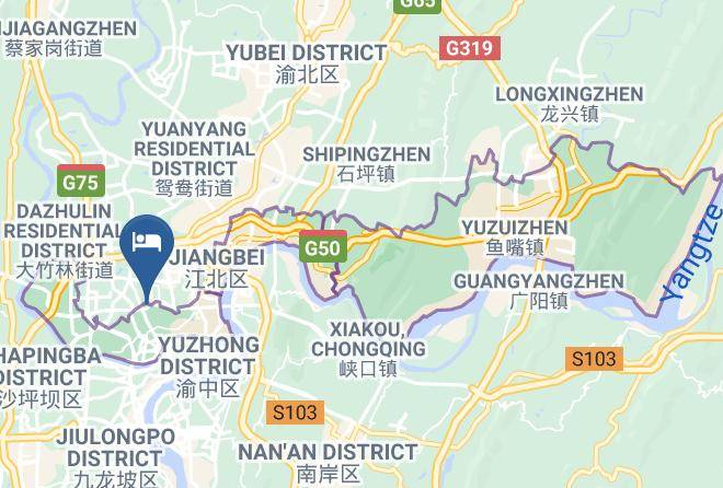 Jiangbei District - Huachuang Customers Club Hotel Chongqi Maps