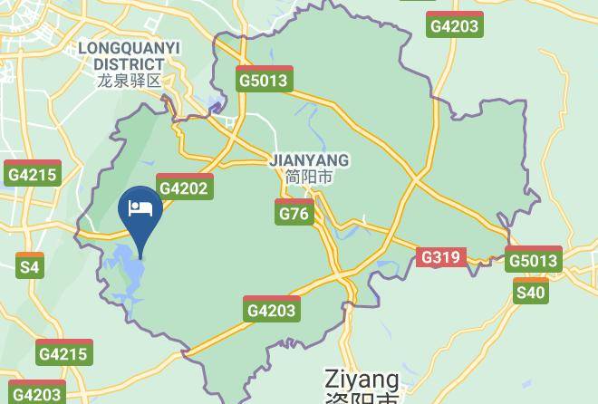 Chengdu - Huadao Holiday Hotel Jianyang Maps