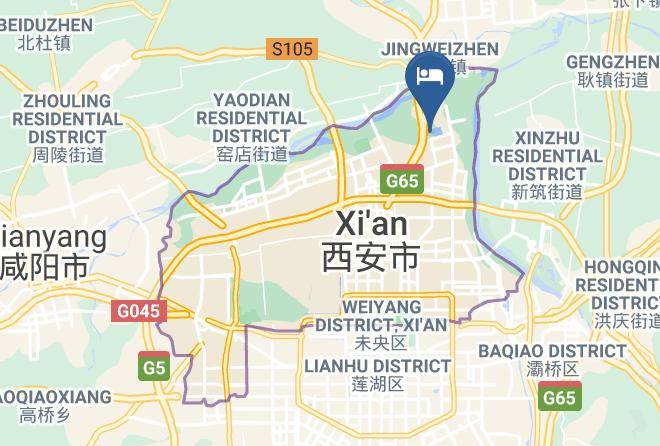 Xi An - Huafugong Hotel Maps