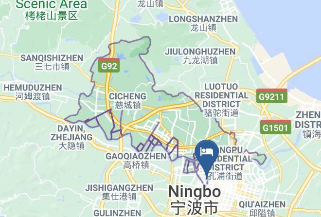 Ningbo - Huagang Hotel Maps