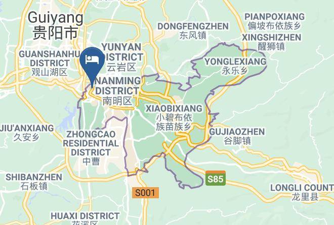 Guiyang - Huaguoyuan Branch Of Guiyang Boximan Holiday Hotel Maps