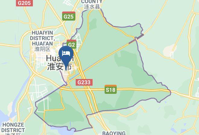 Huaian - Huaian Hotel Maps