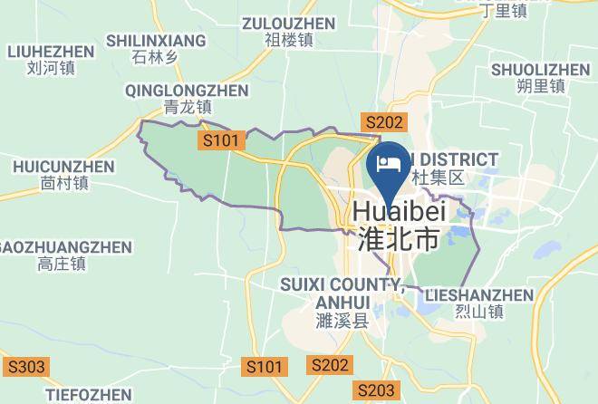 Huaibei - Huaibei Jurong Hotel Maps