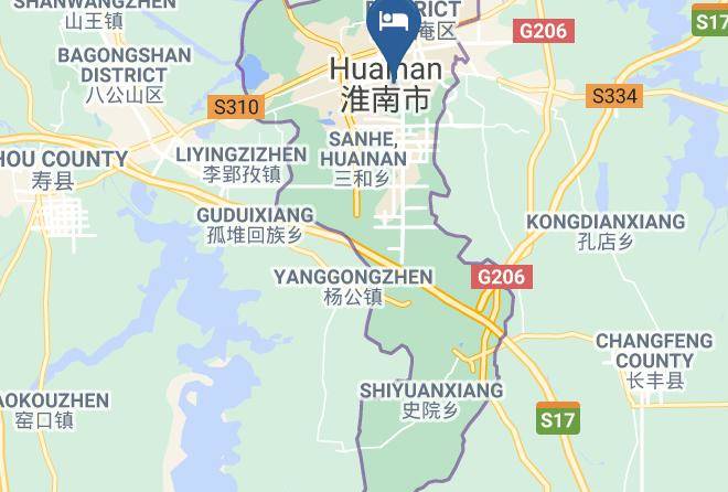Huainan - Huainan Coal Mine Hotel Maps