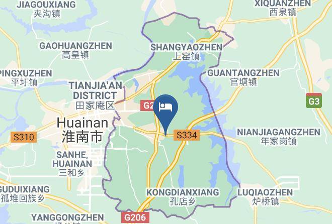 Huainan - Huainan Longgang Express Hotel Maps