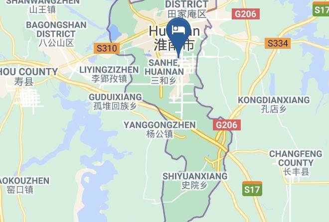 Huainan - Huainan Wenji Hotel Maps