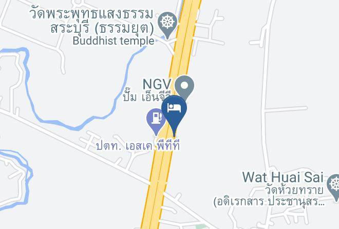 Amphoe Nong Khae - Huaisai Hotel Maps