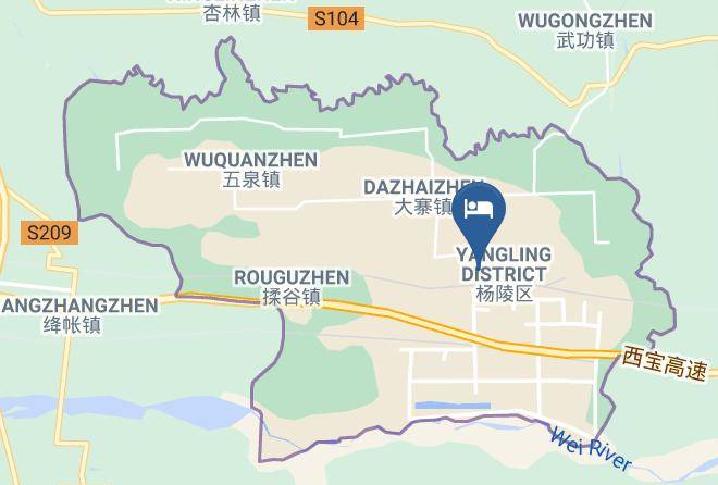 Xianyang - Huajian Hotel Maps