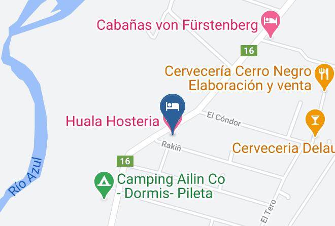 Cushamen Department - Huala Hosteria Maps