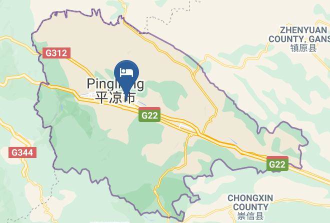Pingliang - Hualian Hotel Maps