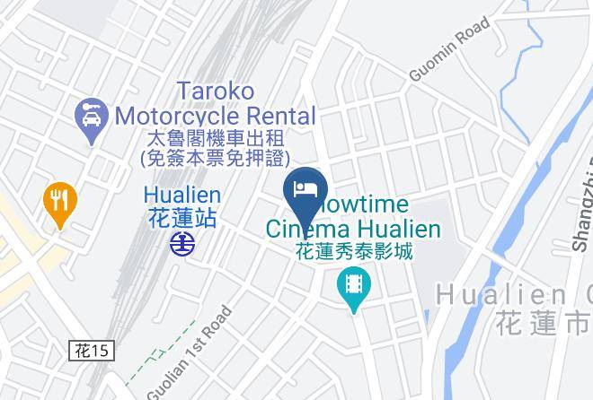 Hualien Charming City Hotel Mapa - Taiwan - Hualiennty