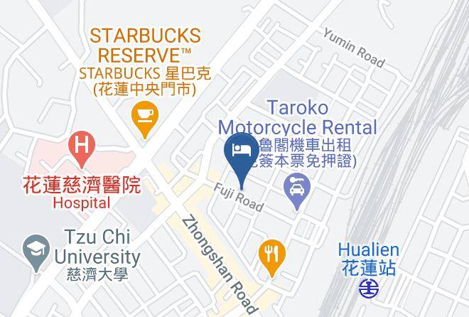 Hualien Holo Hostel Mapa - Taiwan - Hualiennty