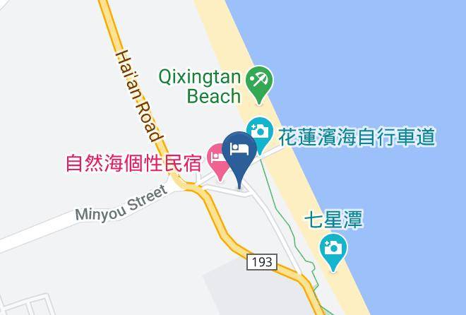 Hualien Oceanbreeze Homestay Mapa - Taiwan - Hualiennty