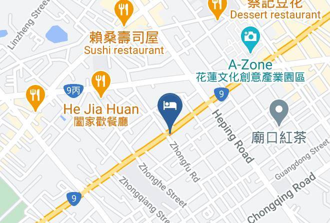Hualien Synco Hotel Mapa - Taiwan - Hualiennty
