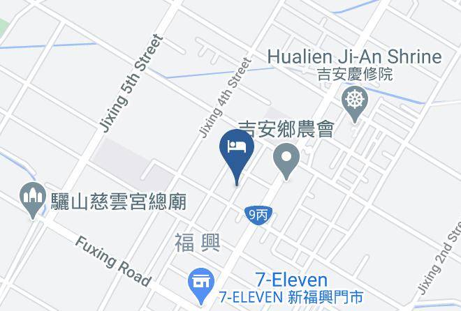 Hualien Taki Love Homestay Mapa - Taiwan - Hualiennty