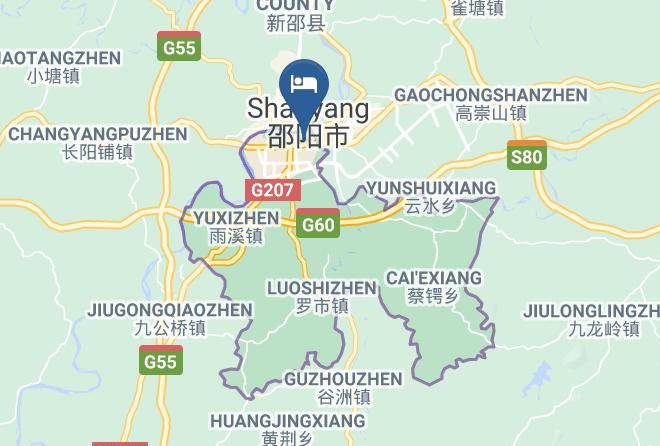 Shaoyang - Hualong Hotel Maps
