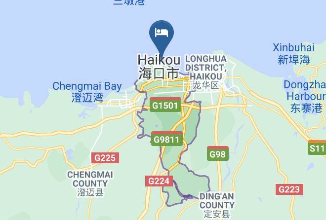 Haikou - Hualuxe Hotels & Resorts Haikou Seaview Maps