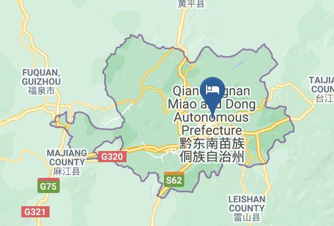 Qiandongnan Aut Prefecture - Huangchao Luoqi Fashion Hotel Maps