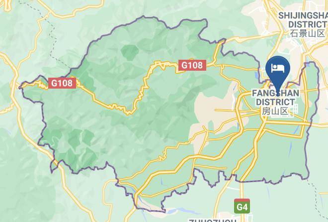 Fangshan District - Huangdu Hotel Maps
