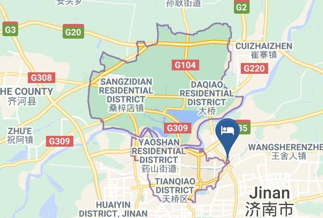 Ji Nan - Huanghe Hotel Maps