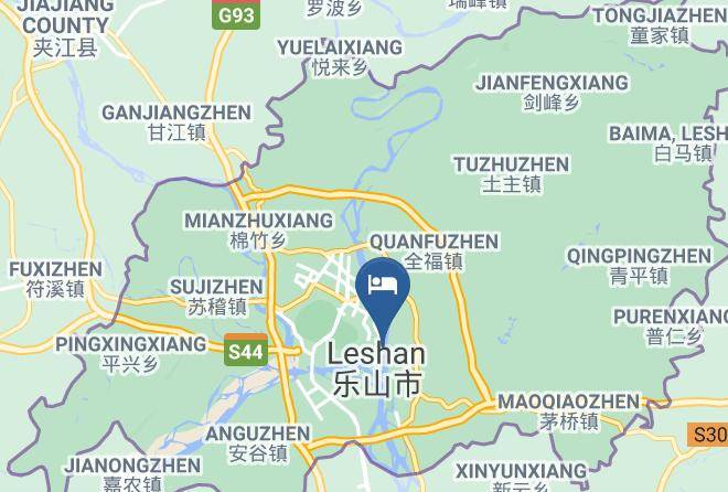 Leshan - Huanghuatai Hotel Maps