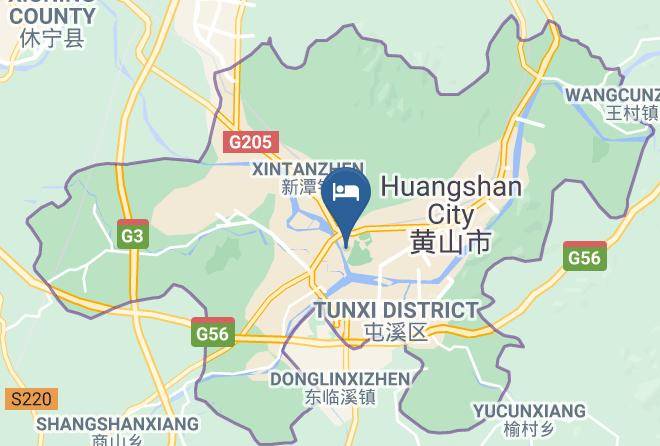 Huangshan - Huangshan Bedo Holiday Inn Maps