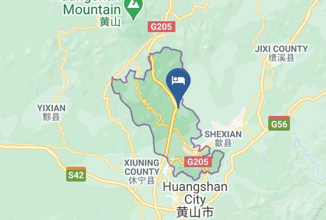 Huangshan - Huangshan The First Good Scholar Maps
