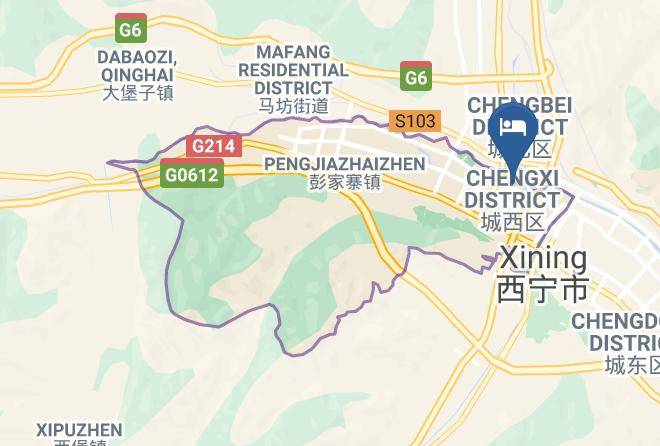 Xining - Huangzi Haoting Hotel Maps