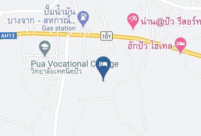 Amphoe Pua - Huansla Homestay Maps
