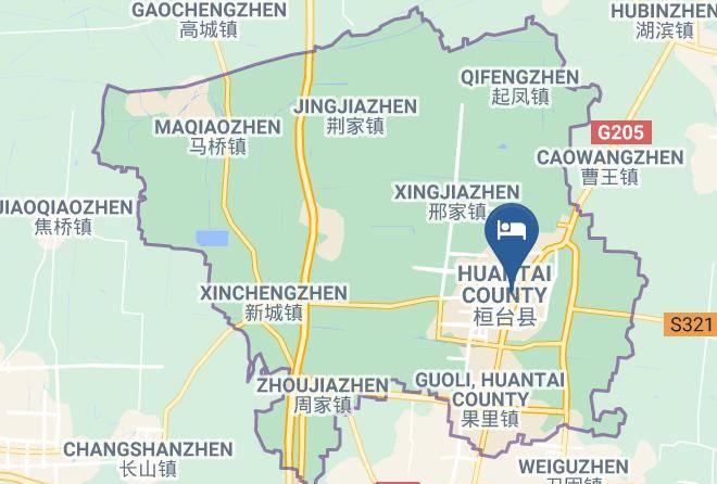 Zibo - Huantai Hotel Maps