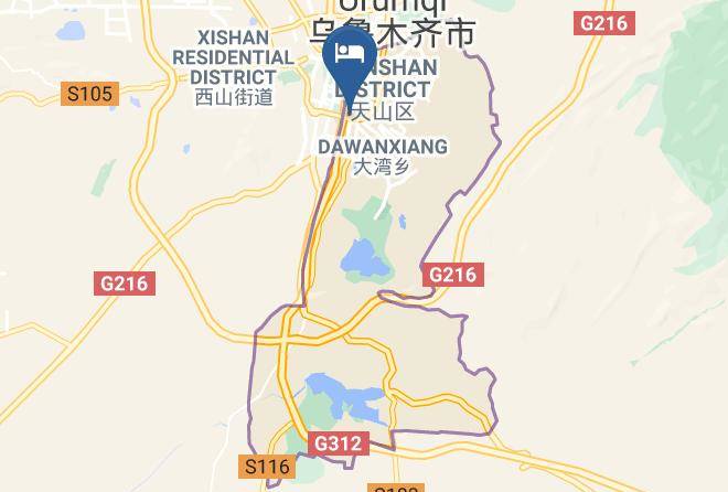Urumqi - Huaruixin Hotel Maps